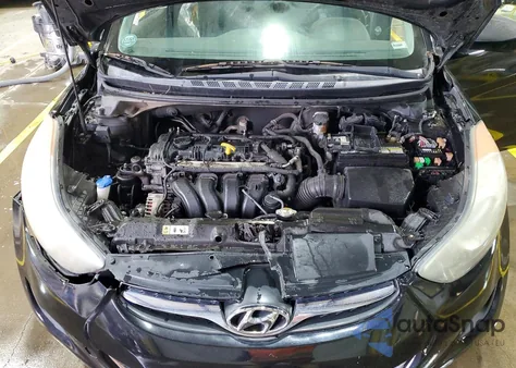 2013 Hyundai Elantra Gls from USA, damaged, VIN 5NPDH4AE6DH375749